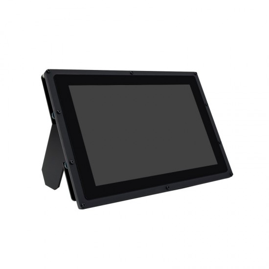 Waveshare 10.1inch Capacitive Touch Screen LCD (B) with Case, 1280×800, HDMI, IPS Screen, Low Power, with US Power Supply