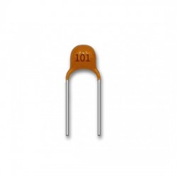 CT4-0805Y101M500 - 0.1nF / 100pF / 0.0001uF  Multilayer Ceramic Disc Capacitor (101) 
