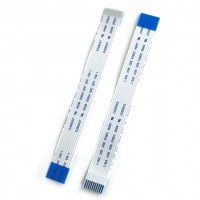 10Pin 0.5mm Pitch 100mm Opposite Side Contact FFC Cable (Flexible Flat Cable) - 100mm Length