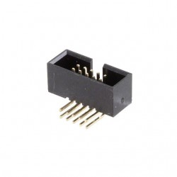10Pin - 2x5 Shrouded Box Header - 2.54mm Pitch - Right Angle - FRC IDC Socket 10Pin - 2x5 Shrouded Box Header - 2.54mm Pitch - Right Angle - FRC IDC Socket