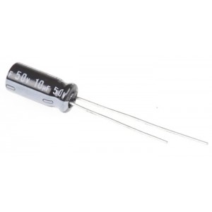 10uF/ 50V Electrolytic Capacitor 10uF/ 50V Electrolytic Capacitor
