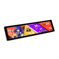 Waveshare 11.9inch IPS Display, 320×1480 Pixel, Toughened Glass Panel, HDMI Interface - With Touch Function