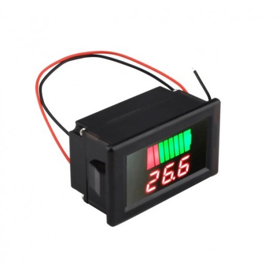 12V–60V DC Lead-Acid Digital Battery Capacity Indicator, Charge Tester & Voltmeter Display Module