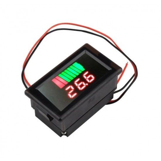12V–60V DC Lead-Acid Digital Battery Capacity Indicator, Charge Tester & Voltmeter Display Module