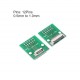 12 Pin 0.5 & 1.0mm FPC/FFC Adapter Breakout Board - Both Side Soldered Connector