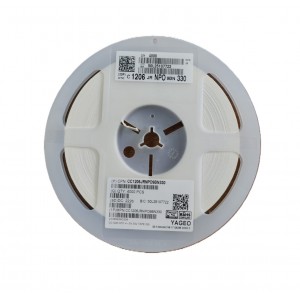 [Reel of 4000] CC1206JRNPO9BN330 33pF ±5% 50V 1206 Ceramic Capacitor - Yageo