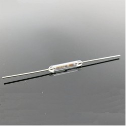 12mm Magnetic Reed Switch Silver / White - Normally Open 12mm Magnetic Reed Switch Silver / White - Normally Open