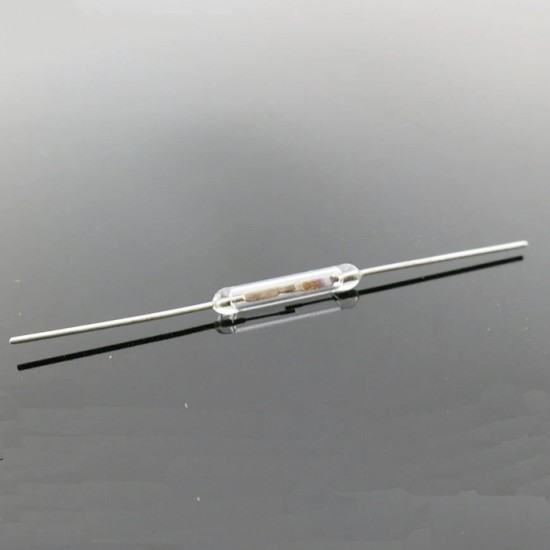 12mm Magnetic Reed Switch Silver / White - Normally Open 12mm Magnetic Reed Switch Silver / White - Normally Open