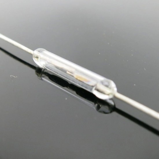 12mm Magnetic Reed Switch Silver / White - Normally Open 12mm Magnetic Reed Switch Silver / White - Normally Open