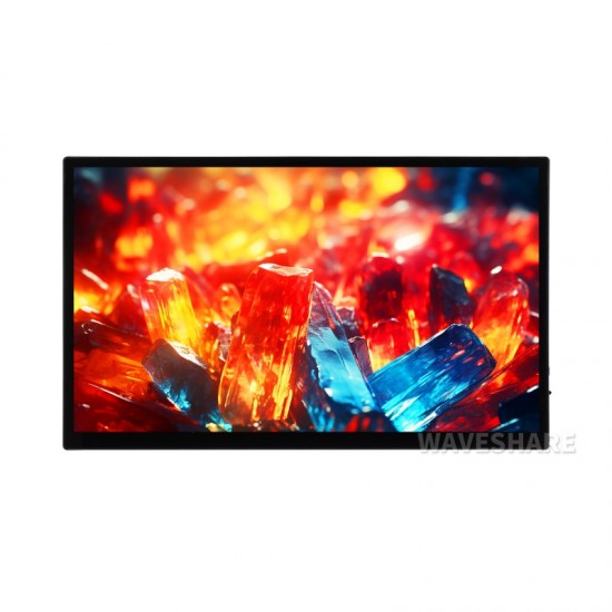 Waveshare 13.3inch FHD AMOLED Touch Display, 1920 × 1080, 100% sRGB And 100% DCI-P3 Color Gamut, Optical Bonding Toughened Glass Panel