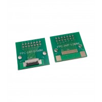 14 Pin 0.5mm FFC / FPC Adapter Board With Soldered Connector