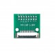 15 Pin 1.0mm FFC / FPC Adapter Board With Soldered Connector