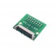 16 Pin 1.0mm FFC / FPC Adapter Board With Soldered Connector