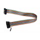 16 Pin Female to Female Rainbow Dupont Jumper Wire Ribbon Cable - 30CM Cable Length 16 Pin Female to Female Rainbow Dupont Jumper Wire Ribbon Cable - 30CM Cable Length