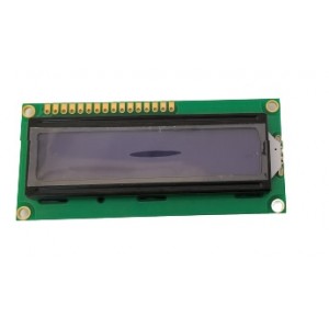 HED1601-02B 16x1 LCD - Blue Background