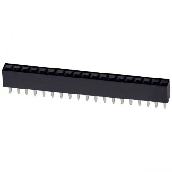 Female Header 16x1 Connector, 2.54mm Pitch - 8mm Height