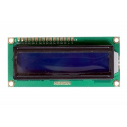 RG1602A 16x2 3.3V Alphanumeric LCD - Blue Background RG1602A 16x2 3.3V Alphanumeric LCD - Blue Background
