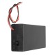 18650 Dual Battery Holder Case with ON/OFF Switch and Red-Black Power Wires