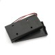 18650 Dual Battery Holder Case with ON/OFF Switch and Red-Black Power Wires