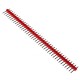 Breakaway Male Header - 1x40 (2.54mm Pitch)  Straight Red Color