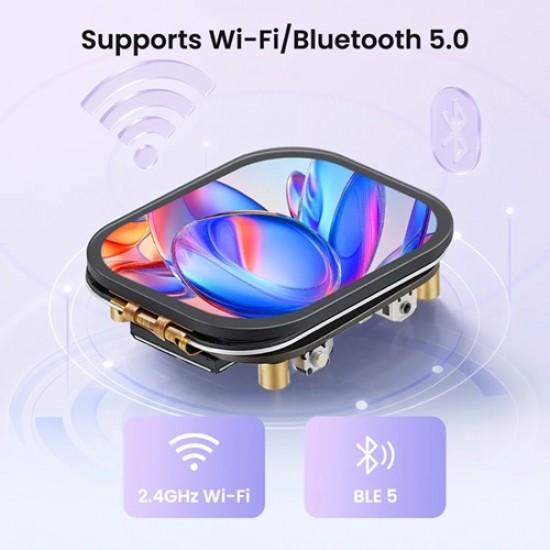 Elecrow CrowPanel 2.01inch-HMI ESP32 Watch Display 240*296 IPS Touch Screen With Microphone Supports Voice Control (Only PCB) [MPN: DHB56201D]