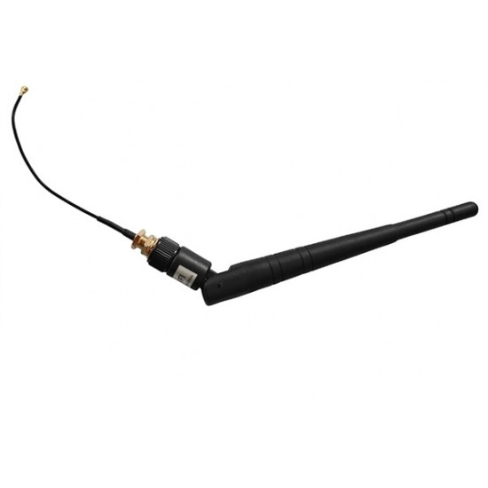 2.4GHz 2dBi Omnidirectional Wi-Fi Antenna – SMA Male with 10cm Female U.FL Cable 2.4GHz 2dBi Omnidirectional Wi-Fi Antenna – SMA Male with 10cm Female U.FL Cable