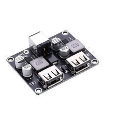 2-Channel USB QC3.0 QC2.0 DC-DC Step Down Buck Converter Module Fast Quick Charger Circuit Board 2-Channel USB QC3.0 QC2.0 DC-DC Step Down Buck Converter Module Fast Quick Charger Circuit Board