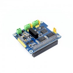 2-Channel Isolated CAN Bus Expansion HAT For Raspberry Pi, Dual Chips Solution, Stackable Design For Expanding Multiple CAN Channels, RPi HAT