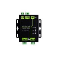 Waveshare Industrial Grade 2-Ch CAN To Ethernet Server, 2-Ch CAN + RS485 + Ethernet Port, Supports CAN Repeater / CAN To RS485, Dual SOCKET