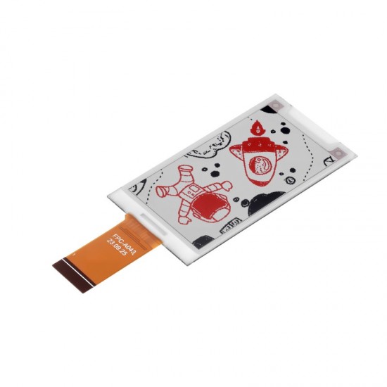 2.15inch E-Paper / E-Ink Raw Display (B), 296x160, Red/Black/White, SPI Interface