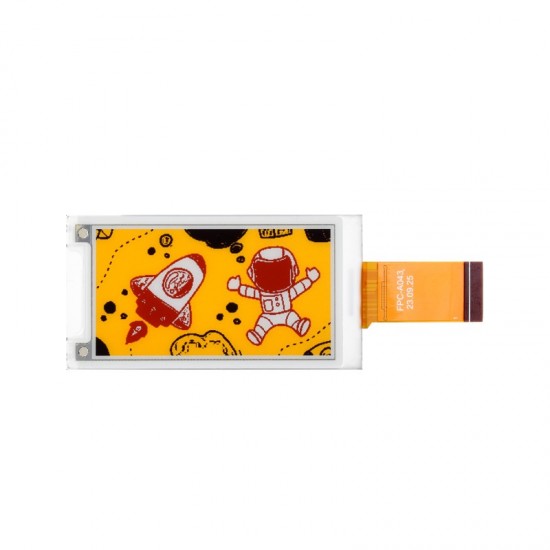 2.15inch E-Paper /  E-Ink Raw Display (G), 296x160, Red/Yellow/Black/White, SPI Interface