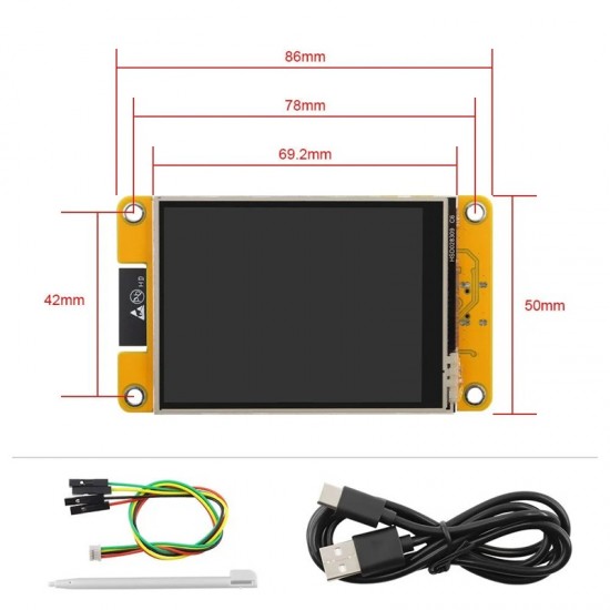 Elecrow 2.8inch 240x320 ESP32 LCD Touch Display | With WiFi and BT/BLE