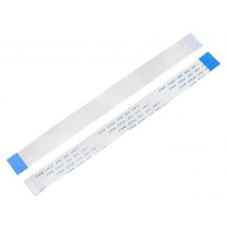 22Pin 0.5mm Pitch 100mm Opposite Side Contact FFC Cable (Flexible Flat Cable) - 100mm Length 22Pin 0.5mm Pitch 100mm Opposite Side Contact FFC Cable (Flexible Flat Cable) - 100mm Length
