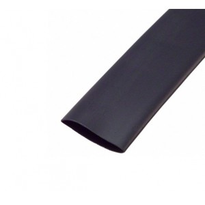 Heat Shrink Sleeve Black - 20mm Diameter - 1 Meter Length - WOER 