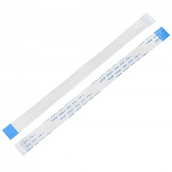 12Pin 0.5mm Pitch 100mm Opposite Side Contact FFC Cable (Flexible Flat Cable) - 100mm Length