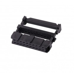 Flat Ribbon Cable Connector - Press Mount - 20 Pin Female - 2.54mm - FRC/ IDC connector