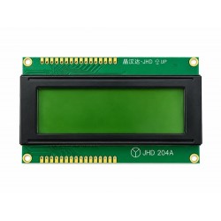 20x4 Character LCD Display -  Y/G Background