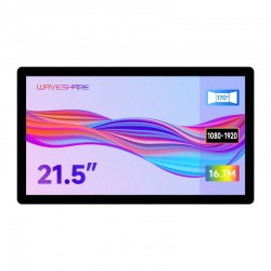 21.5inch Capacitive Touch Display, 1080×1920 Full HD, Optical Bonding Toughened Glass Panel, Supports Raspberry Pi / Jetson Nano (Without Power Adapter) 21.5inch Capacitive Touch Display, 1080×1920 Full HD, Optical Bonding Toughened Glass Panel, Supports Raspberry Pi / Jetson Nano (Without Power Adapter)