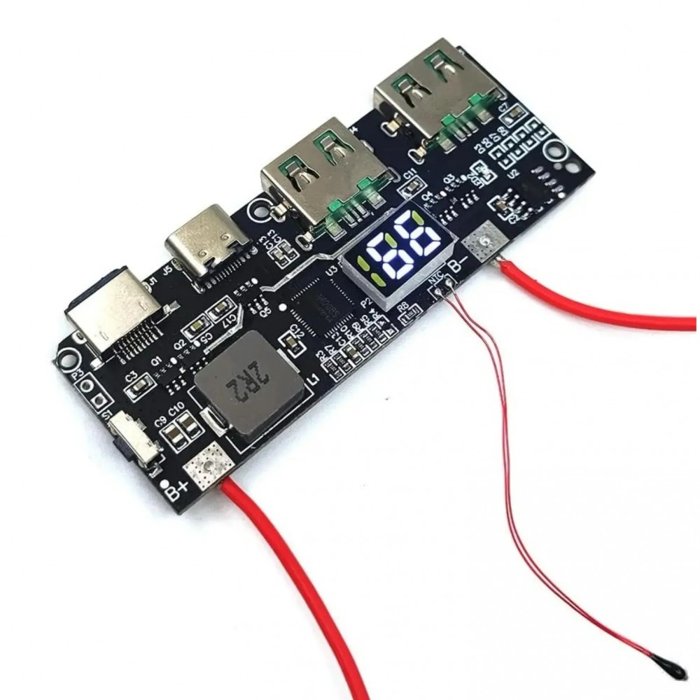 Buy 22.5W 5V 4.5A 18650 Mobile Power Bank Charging Module With Digital ...