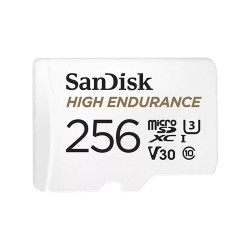 SanDisk High Endurance 256GB microSDXC UHS-I U3 V30 Class 10 Memory Card