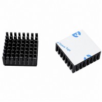 25x25x10mm Aluminum Heatsink with Adhesive