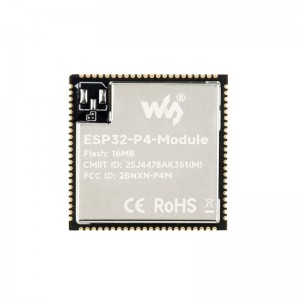 Waveshare ESP32-P4-Module Core Board, 16MB Flash & 32MB PSRAM, Based On ESP32-P4 And ESP32-C6 Dual-Chip Design, Supports 2.4GHz Wi-Fi And Bluetooth 5.3 Waveshare ESP32-P4-Module Core Board, 16MB Flash & 32MB PSRAM, Based On ESP32-P4 And ESP32-C6 Dual-Chip Design, Supports 2.4GHz Wi-Fi And Bluetooth 5.3