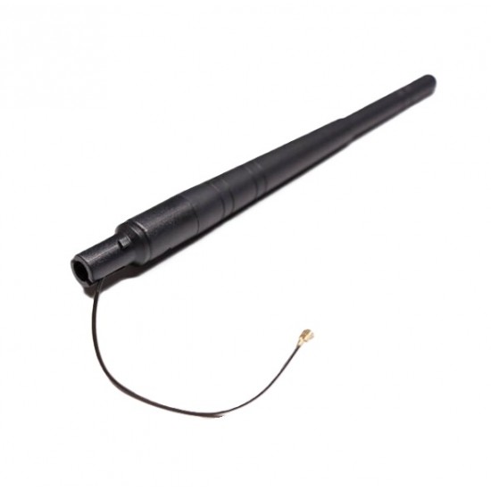 2dBi 2.4GHz Omnidirectional Wi-Fi Antenna with UFL Cable - 15cm Cable Length 2dBi 2.4GHz Omnidirectional Wi-Fi Antenna with UFL Cable - 15cm Cable Length