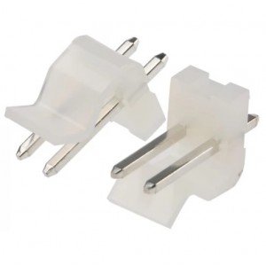 2 Pin 3.96mm Molex CPU Male Connector Straight