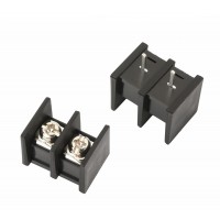 2 Pin Screw Terminal Block Connector - PCB Mount - 9.5mm Pitch - 25A 300V