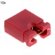2 Pin Shunt - 2.54mm Pitch - Jumper Cap - Red Color - Pack of 10