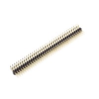 40×2 Pin Male Berg Strip Break Away Header Right Angle - 2.54mm Pitch - 10mm Length