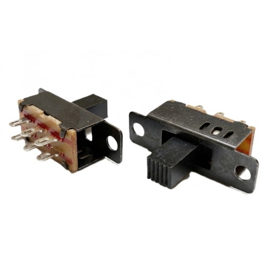 Three Way Slide Switch – SPDT Center Off – 3 Pin Mini Slide Switch Three Way Slide Switch – SPDT Center Off – 3 Pin Mini Slide Switch