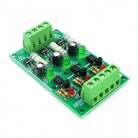 3-Channel 220V AC Optocoupler Isolation Detection Module