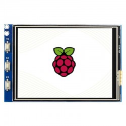 3.2inch Resistive Touch Display (C) for Raspberry Pi, 320×240, 125MHz High-Speed SPI